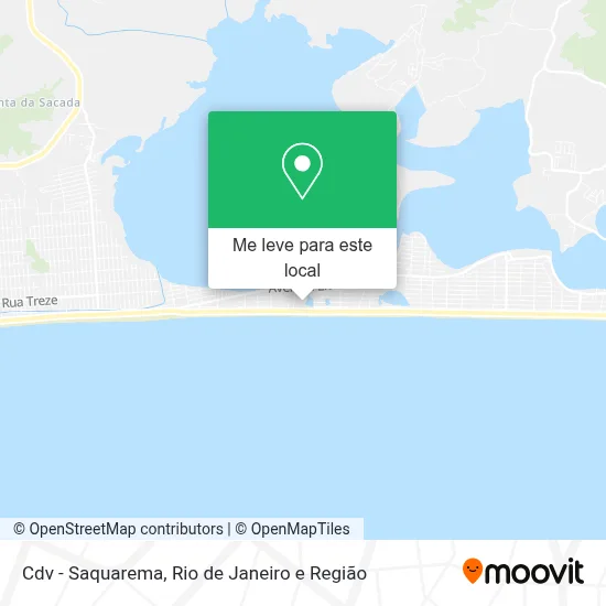 Cdv - Saquarema mapa