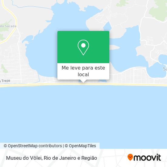 Museu do Vôlei mapa