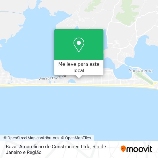 Bazar Amarelinho de Construcoes Ltda mapa