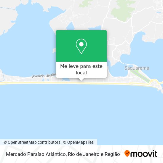 Mercado Paraíso Atlântico mapa
