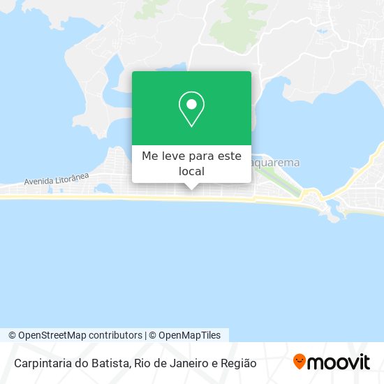 Carpintaria do Batista mapa