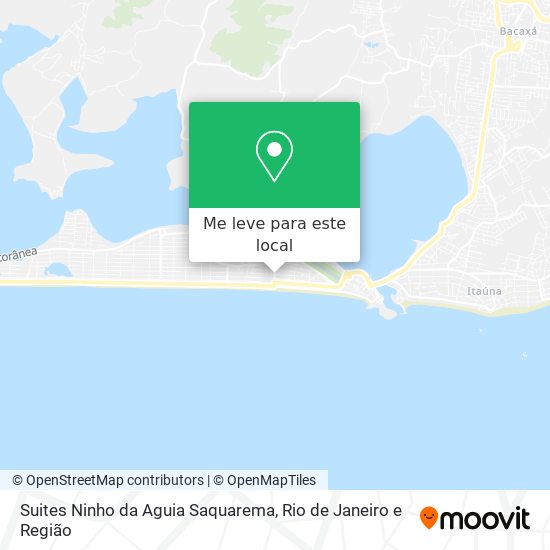 Suites Ninho da Aguia Saquarema mapa
