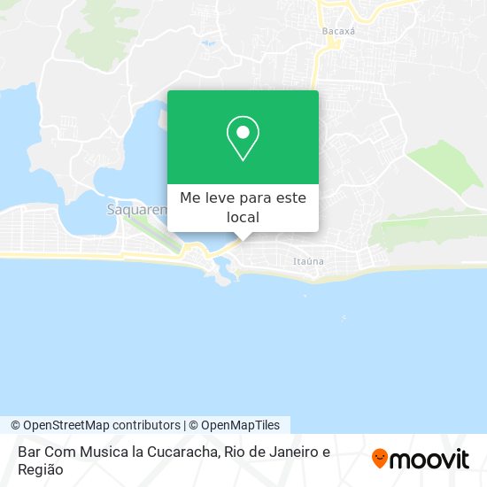 Bar Com Musica la Cucaracha mapa