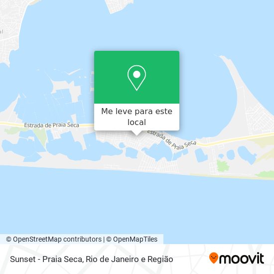 Sunset - Praia Seca mapa