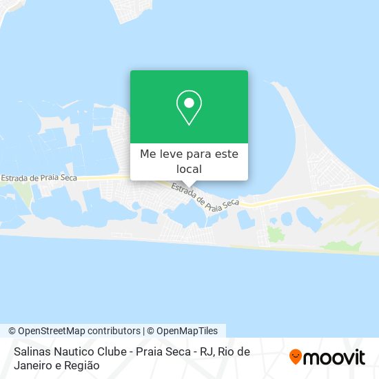 Salinas Nautico Clube - Praia Seca - RJ mapa