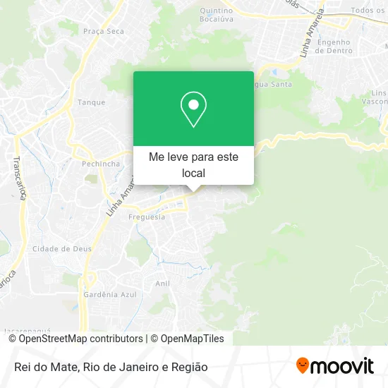 Rei do Mate mapa