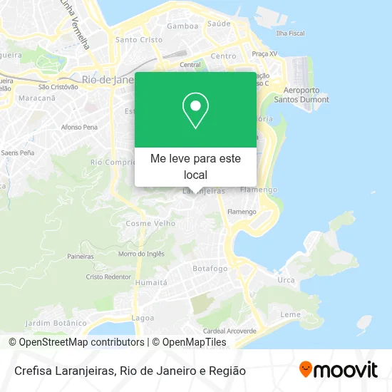 Crefisa Laranjeiras mapa