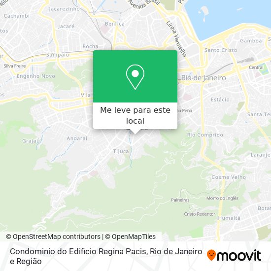 Condominio do Edificio Regina Pacis mapa