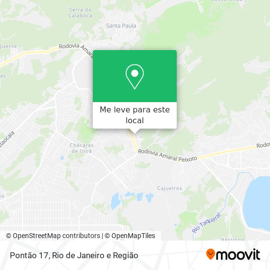 Pontão 17 mapa
