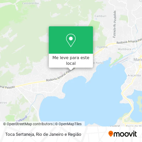 Toca Sertaneja mapa