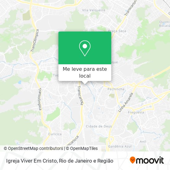 Igreja Viver Em Cristo mapa