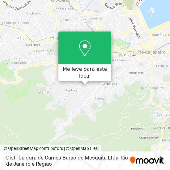 Distribuidora de Carnes Barao de Mesquita Ltda mapa