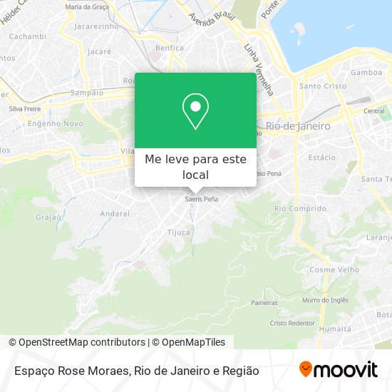 Espaço Rose Moraes mapa