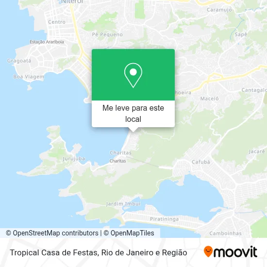 Tropical Casa de Festas mapa