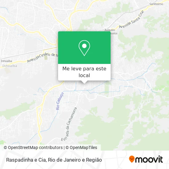 Raspadinha e Cia mapa