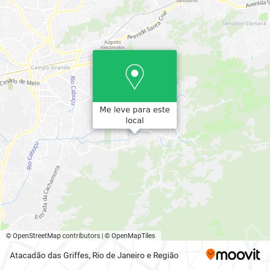 Atacadão das Griffes mapa