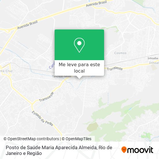 Posto de Saúde Maria Aparecida Almeida mapa