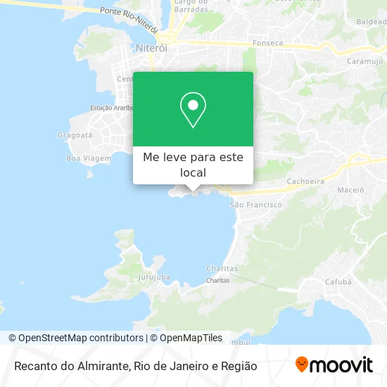 Recanto do Almirante mapa