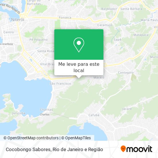 Cocobongo Sabores mapa
