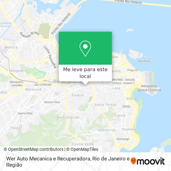 Wer Auto Mecanica e Recuperadora mapa
