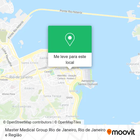 Master Medical Group Rio de Janeiro mapa