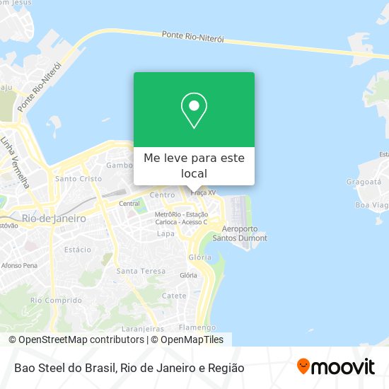 Bao Steel do Brasil mapa