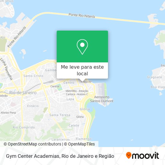 Gym Center Academias mapa