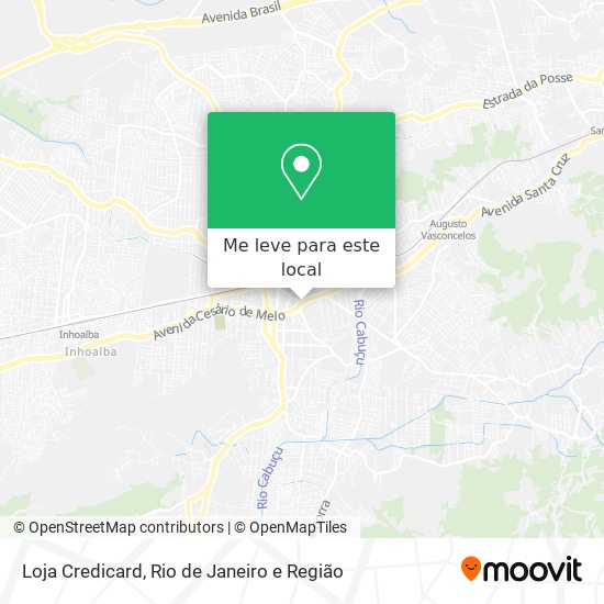 Loja Credicard mapa