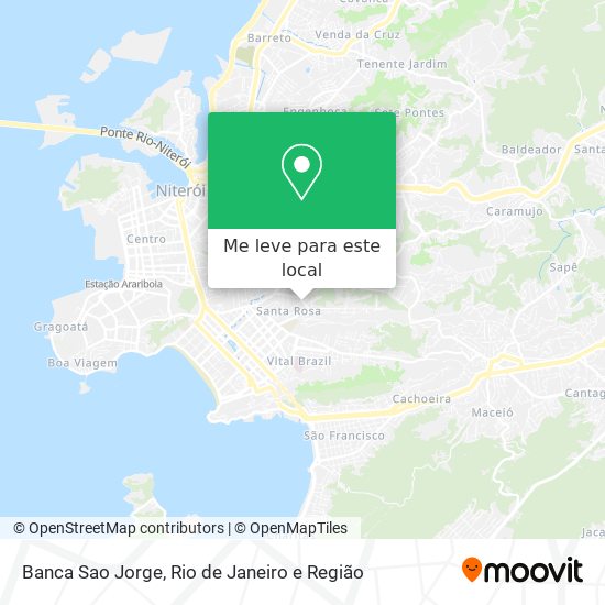 Banca Sao Jorge mapa