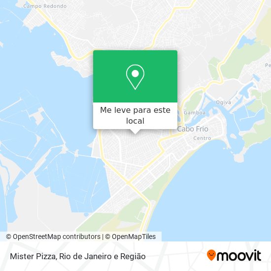 Mister Pizza mapa