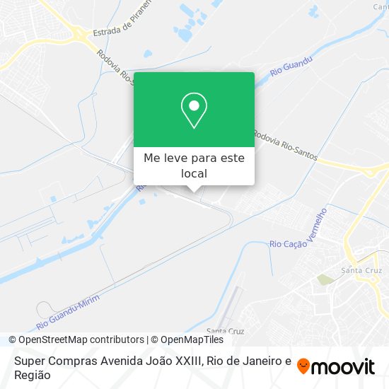 Super Compras Avenida João XXIII mapa