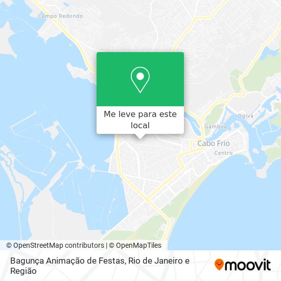 Bagunça Animação de Festas mapa