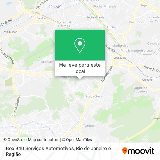 Box 940 Serviços Automotivos mapa