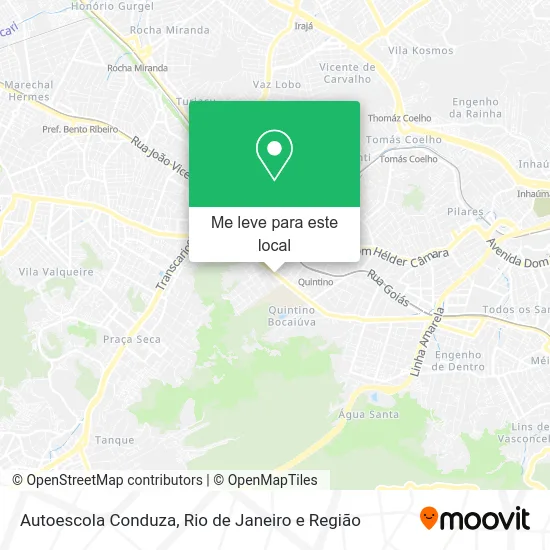 Autoescola Conduza mapa