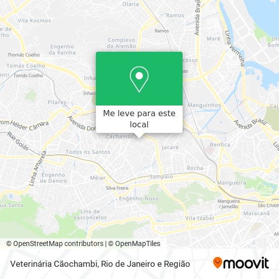 Veterinária Cãochambi mapa