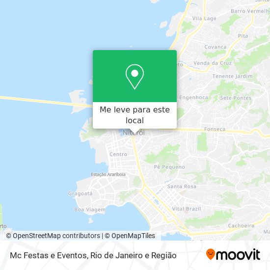 Mc Festas e Eventos mapa