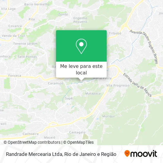 Randrade Mercearia Ltda mapa