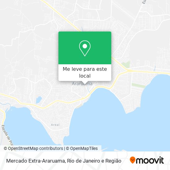 Mercado Extra-Araruama mapa