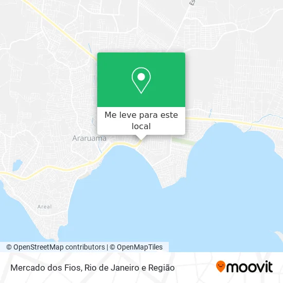 Mercado dos Fios mapa