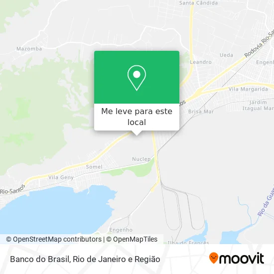 Banco do Brasil mapa