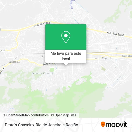 Prata's Chaveiro mapa