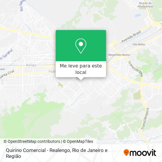Quirino Comercial - Realengo mapa