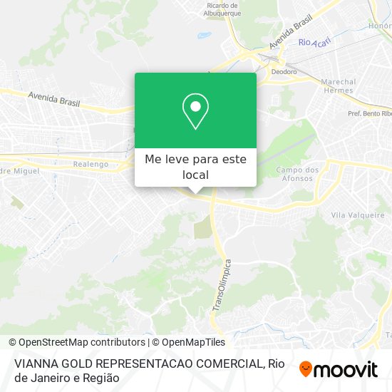 VIANNA GOLD REPRESENTACAO COMERCIAL mapa