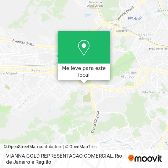VIANNA GOLD REPRESENTACAO COMERCIAL mapa