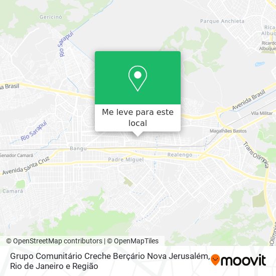 Grupo Comunitário Creche Berçário Nova Jerusalém mapa