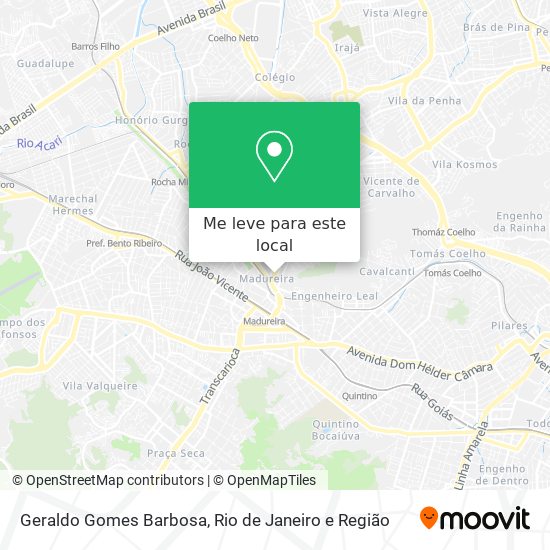 Geraldo Gomes Barbosa mapa