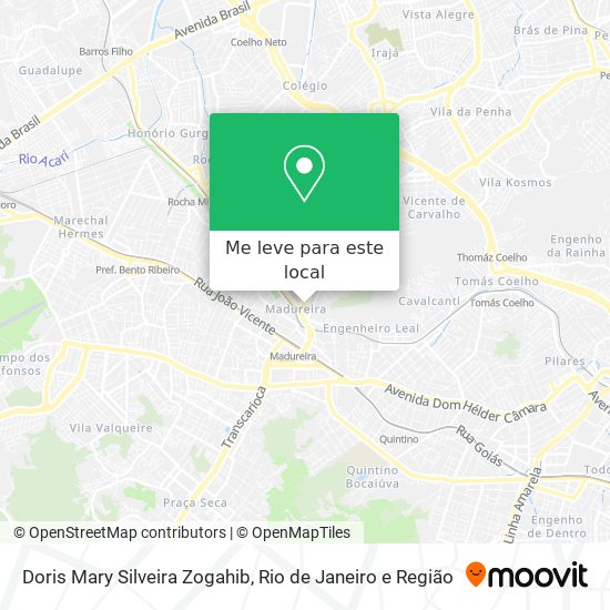 Doris Mary Silveira Zogahib mapa