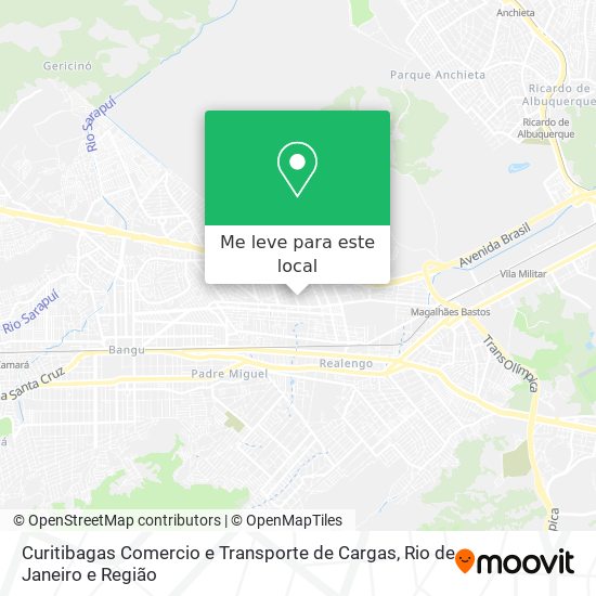 Curitibagas Comercio e Transporte de Cargas mapa