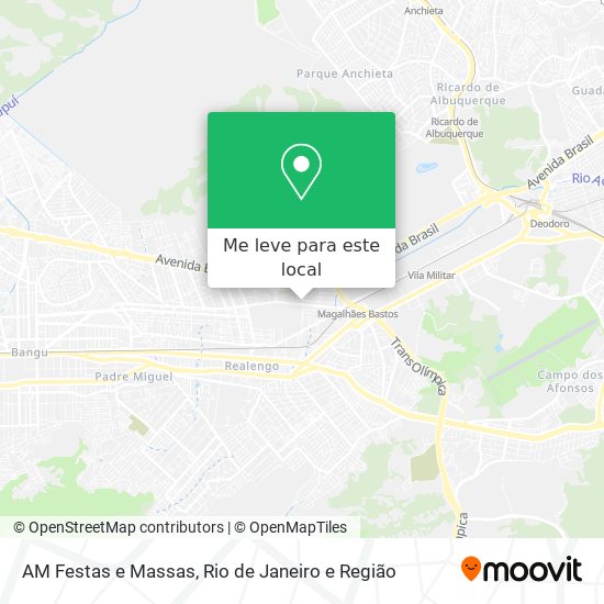 AM Festas e Massas mapa