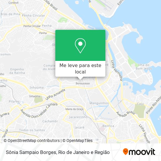 Sônia Sampaio Borges mapa